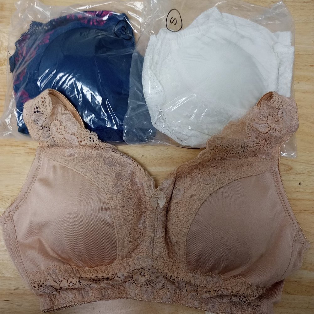 Rhonda Shear Pin Up Bras, 3 pack
